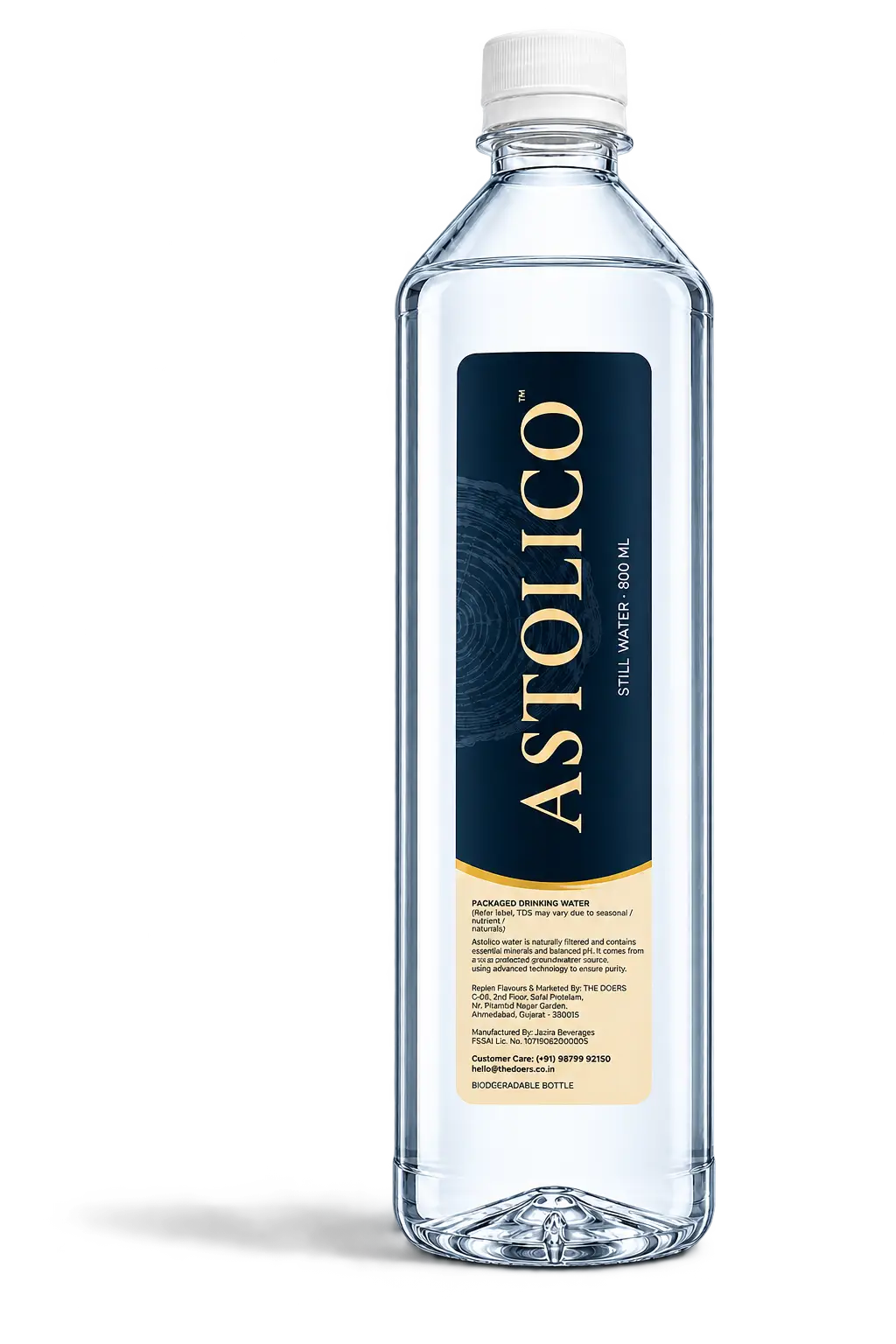 astolico water bottle packshot